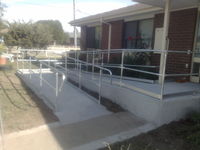 Concrete Ramp with Return